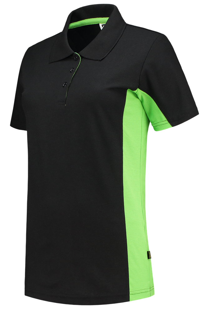 TRICORP-Jobwear, Damen-T-Shirt, Bicolor, 180 g/m², black-lime


