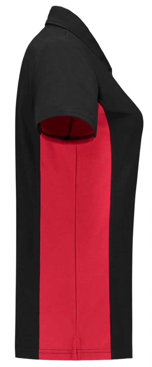 TRICORP-Jobwear, Damen-T-Shirt, Bicolor, 180 g/m², black-red