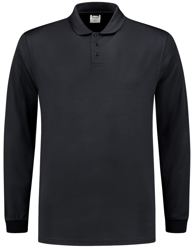 TRICORP-Jobwear, Poloshirt, Basic Fit, UV-Schutz, Cooldry, Langarm, 180 g/m², navy


