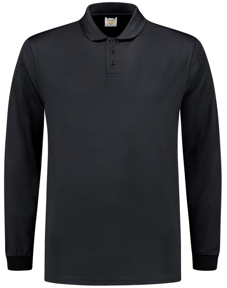 TRICORP-Jobwear, Poloshirt, Basic Fit, UV-Schutz, Cooldry, Langarm, 180 g/m², navy
