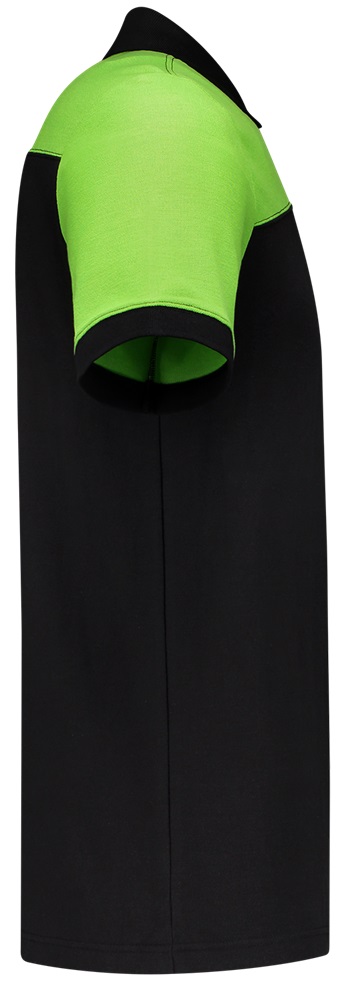 TRICORP-Jobwear, Poloshirt, Bicolor, Basic Fit, Kurzarm, 180 g/m², black-lime


