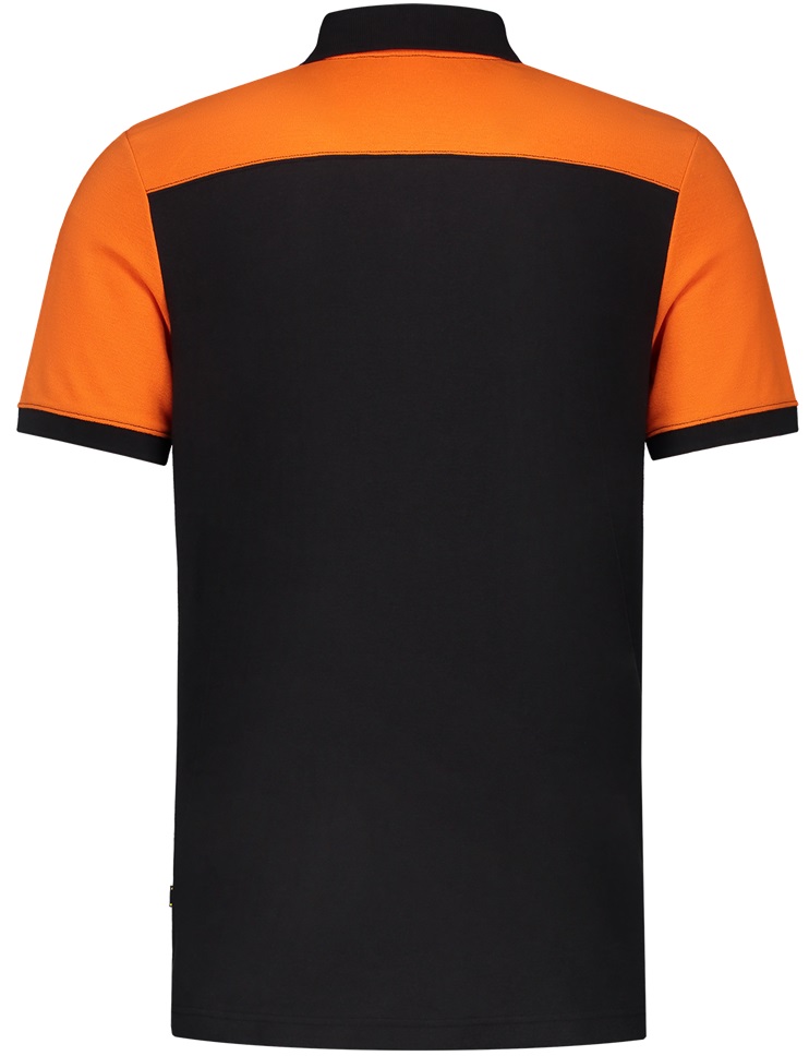 TRICORP-Jobwear, Poloshirt, Bicolor, Basic Fit, Kurzarm, 180 g/m², black-orange