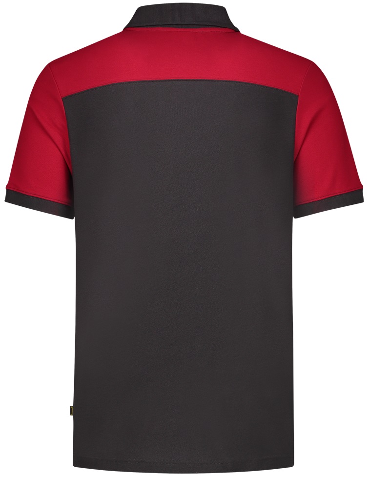 TRICORP-Jobwear, Poloshirt, Bicolor, Basic Fit, Kurzarm, 180 g/m², darkgrey-red