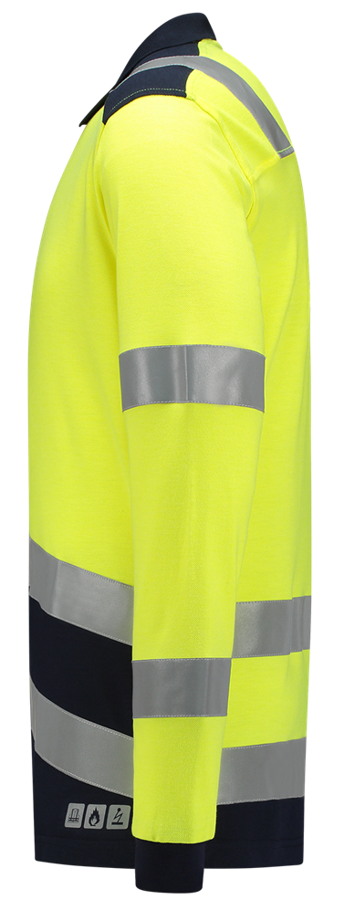 TRICORP-Warnschutz, Warn-Poloshirt, Multinorm, langarm, 200 g/m², warngelb



