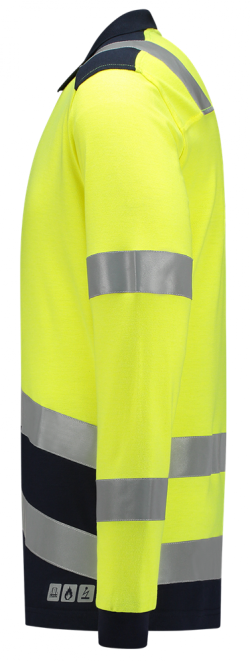 TRICORP-Warnschutz, Warn-Poloshirt, Multinorm, langarm, 200 g/m², warngelb