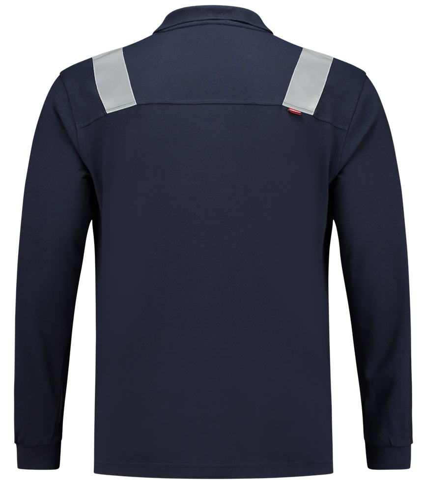 TRICORP-Warnschutz, Warn-Poloshirt, Multinorm, langarm, 200 g/m², dunkelblau


