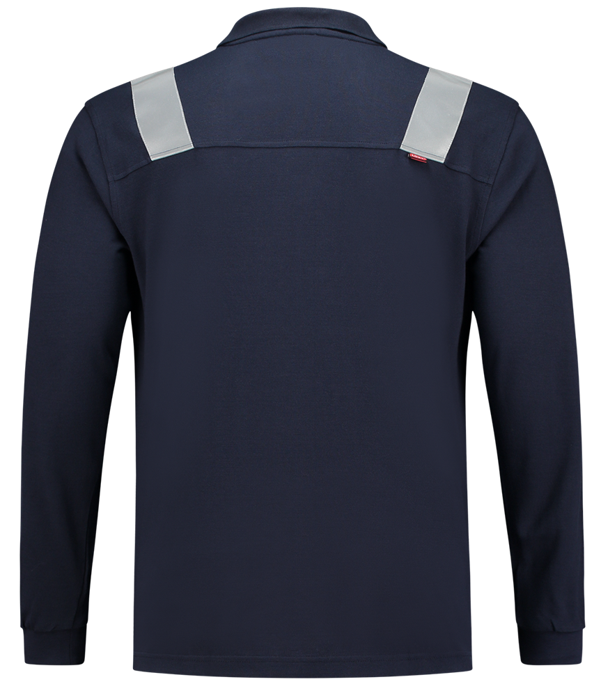 TRICORP-Warnschutz, Warn-Poloshirt, Multinorm, langarm, 200 g/m², dunkelblau