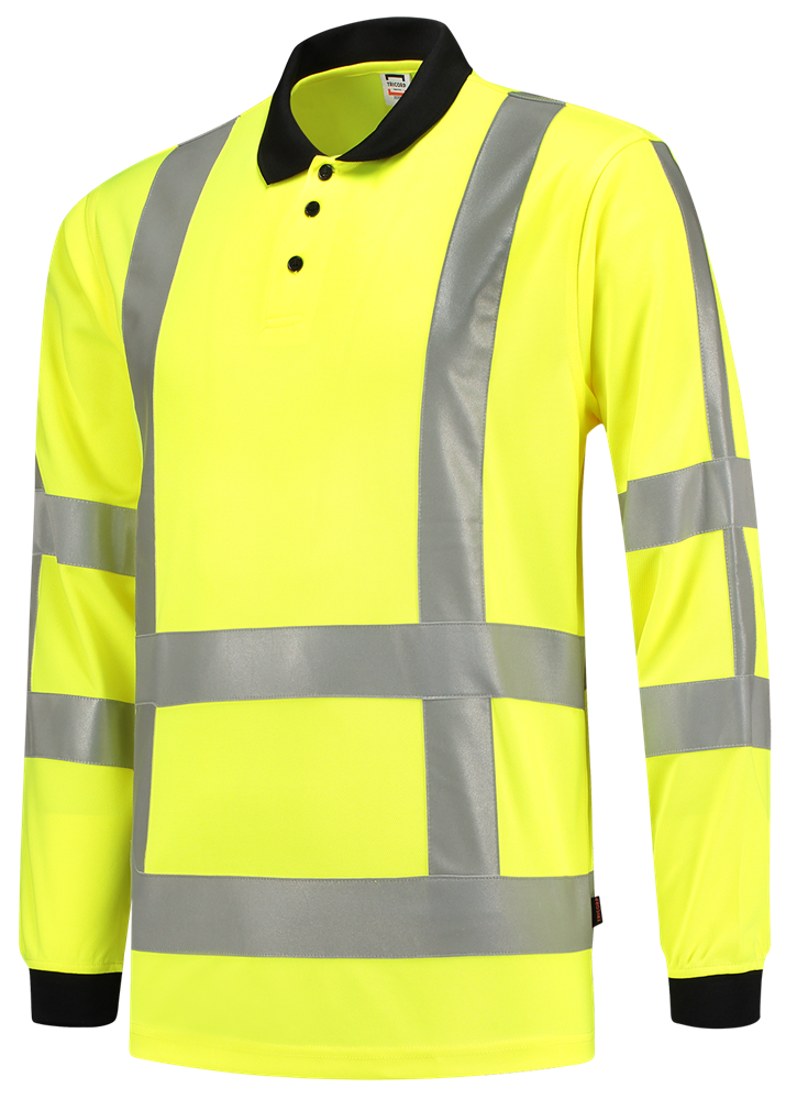 TRICORP-Warnschutz, Warn-Poloshirt, langarm, 180 g/m², warngelb



