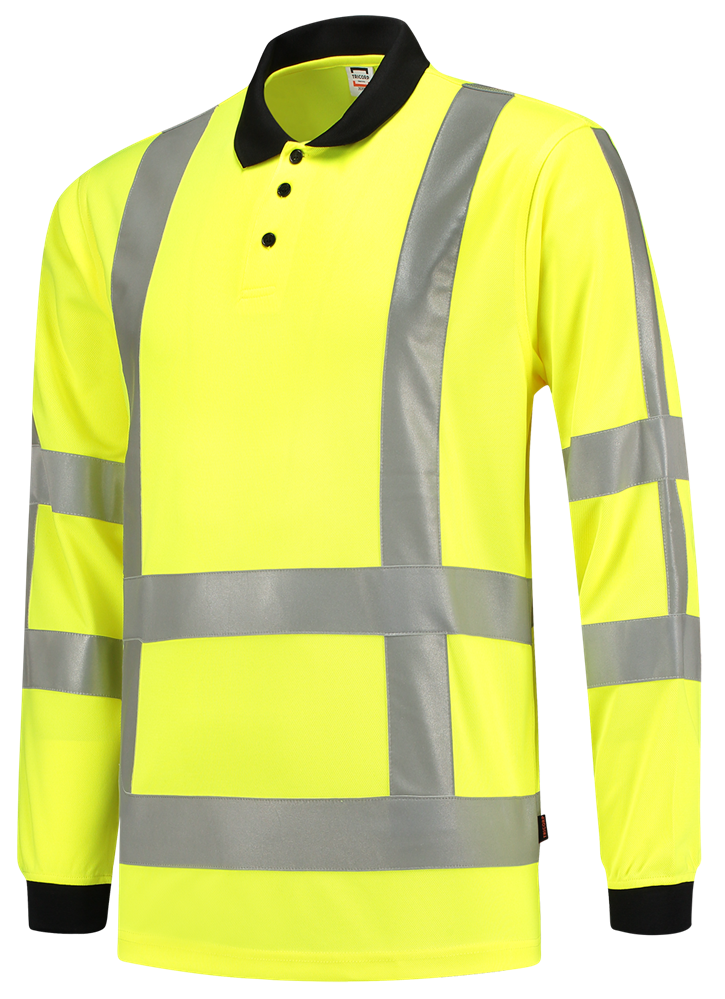 TRICORP-Warnschutz, Warn-Poloshirt, langarm, 180 g/m², warngelb