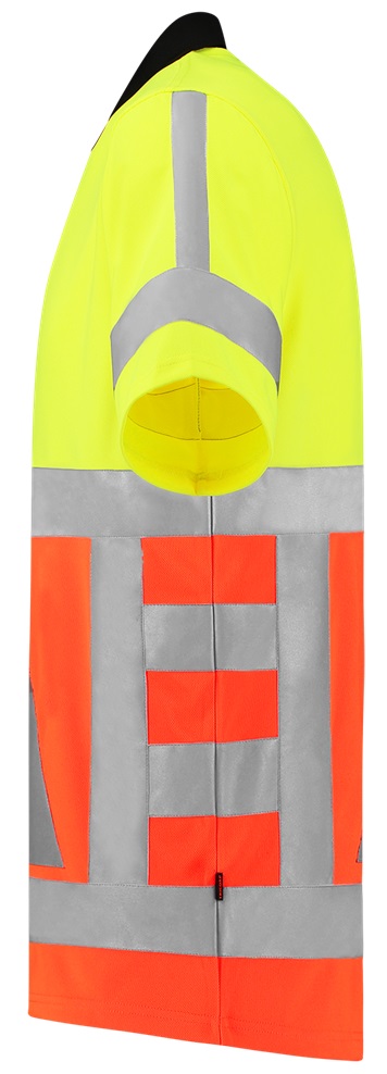 TRICORP-Jobwear, Warnschutz-Poloshirt, Verkehrsregler, warnorange/warngelb