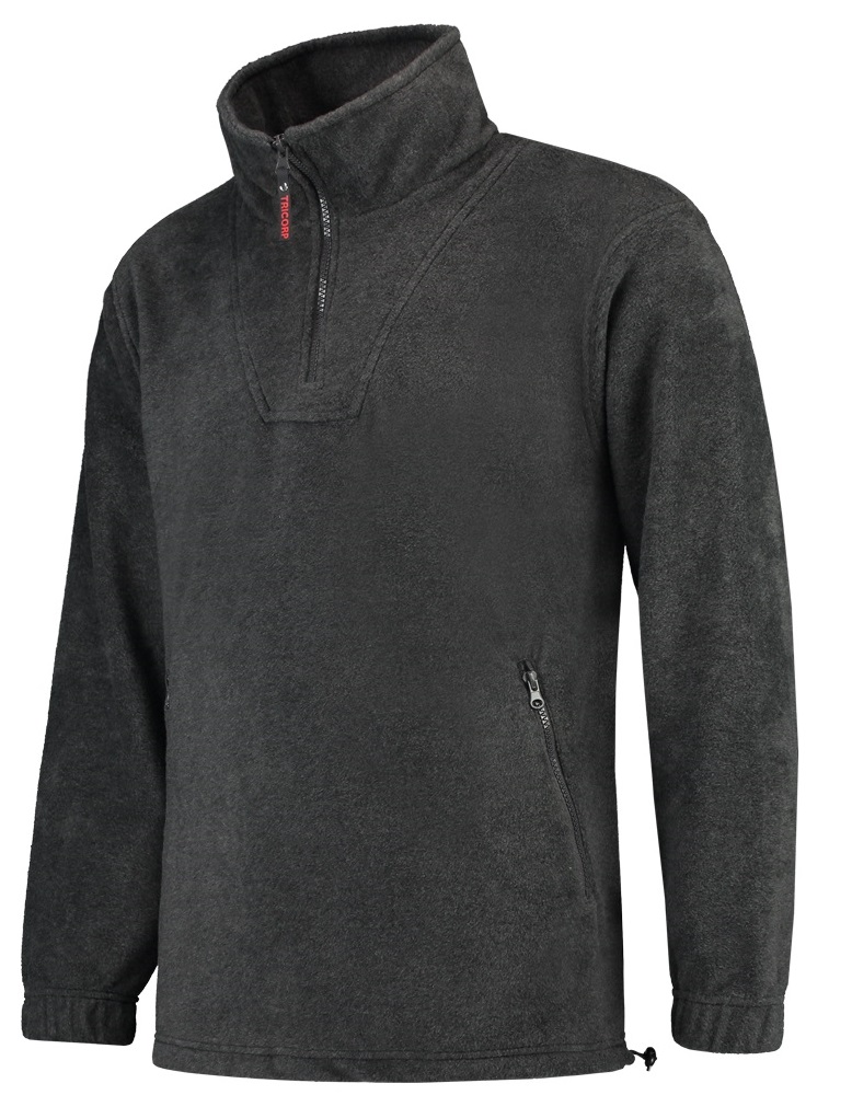 TRICORP-Kälteschutz, Fleece-Pullover, Basic Fit, 320 g/m², anthrazit meliert