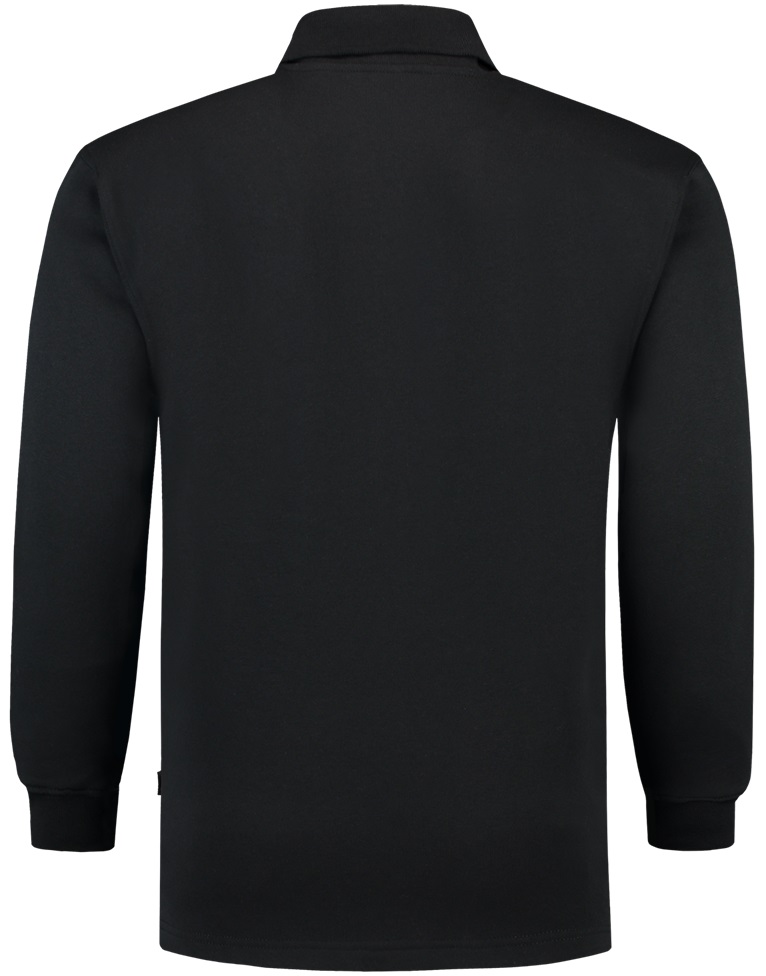 TRICORP-Jobwear, Sweatshirt, Polokragen, Basic Fit, Langarm, 280 g/m², black