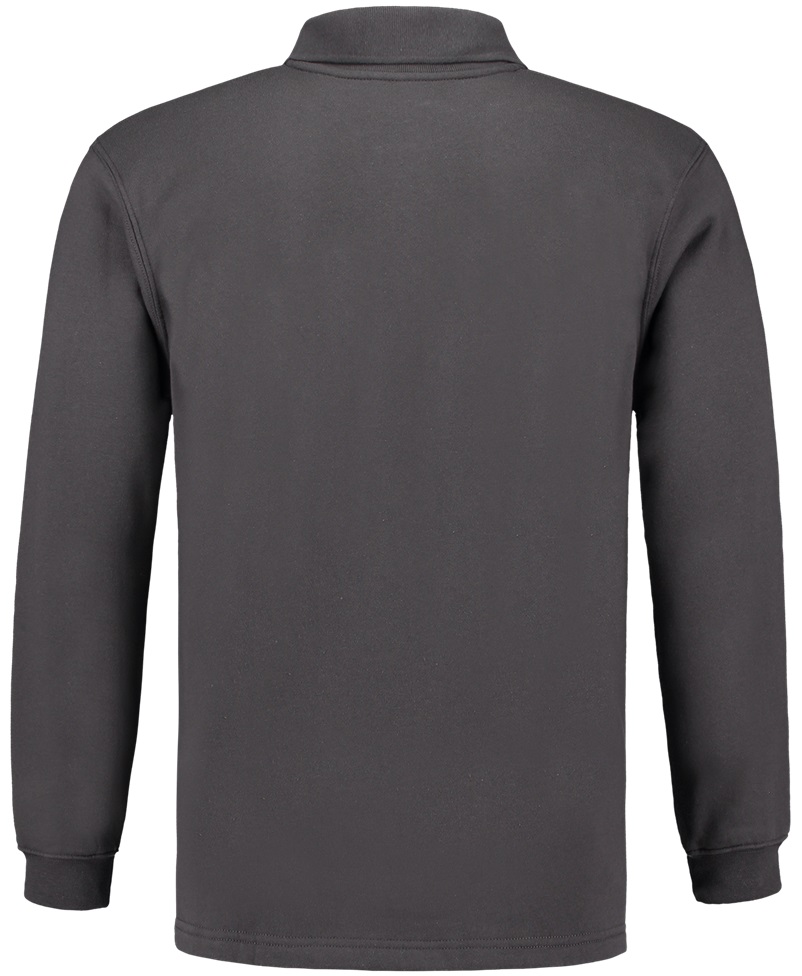 TRICORP-Jobwear, Sweatshirt, Polokragen, Basic Fit, Langarm, 280 g/m², darkgrey

