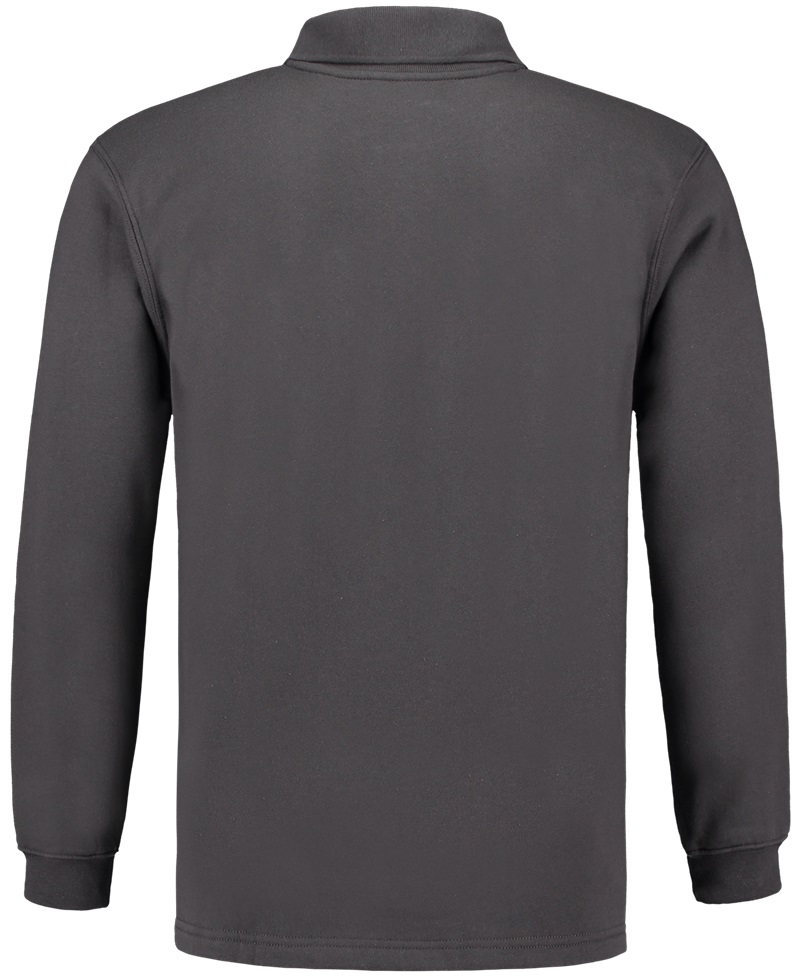 TRICORP-Jobwear, Sweatshirt, Polokragen, Basic Fit, Langarm, 280 g/m², darkgrey