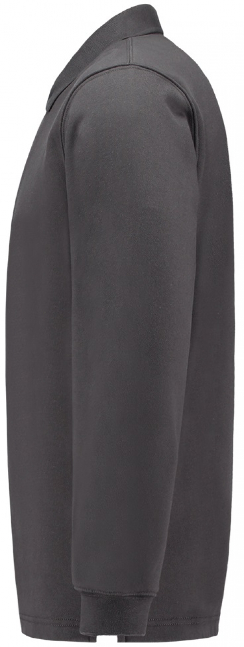 TRICORP-Jobwear, Sweatshirt, Polokragen, Basic Fit, Langarm, 280 g/m², darkgrey