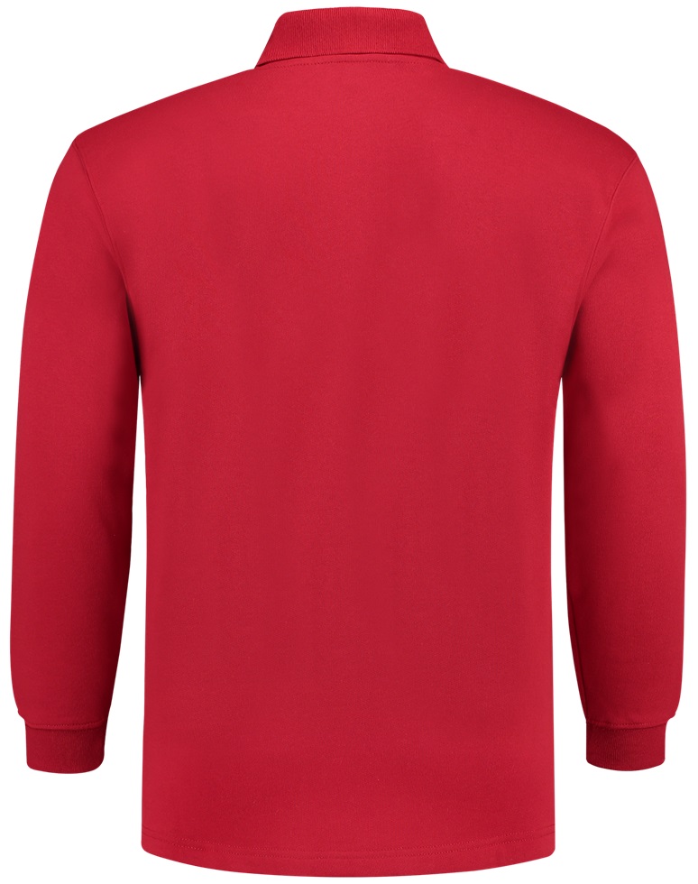 TRICORP-Jobwear, Sweatshirt, Polokragen, Basic Fit, Langarm, 280 g/m², red