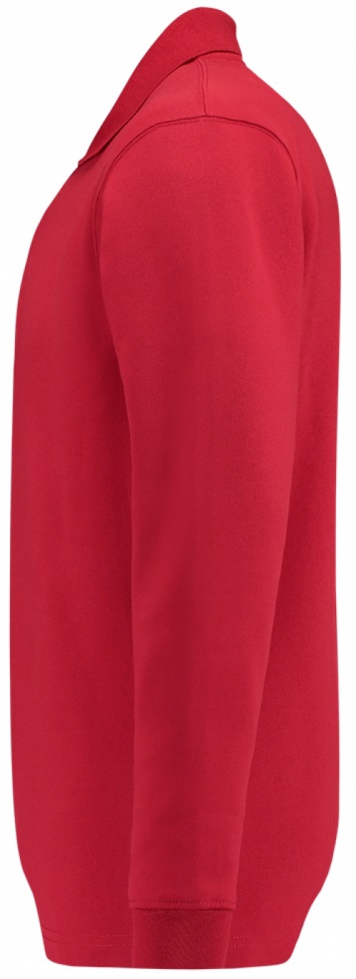 TRICORP-Jobwear, Sweatshirt, Polokragen, Basic Fit, Langarm, 280 g/m², red