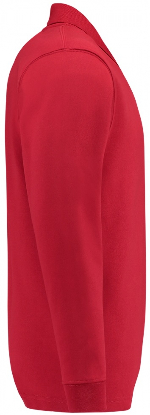 TRICORP-Jobwear, Sweatshirt, Polokragen, Basic Fit, Langarm, 280 g/m², red