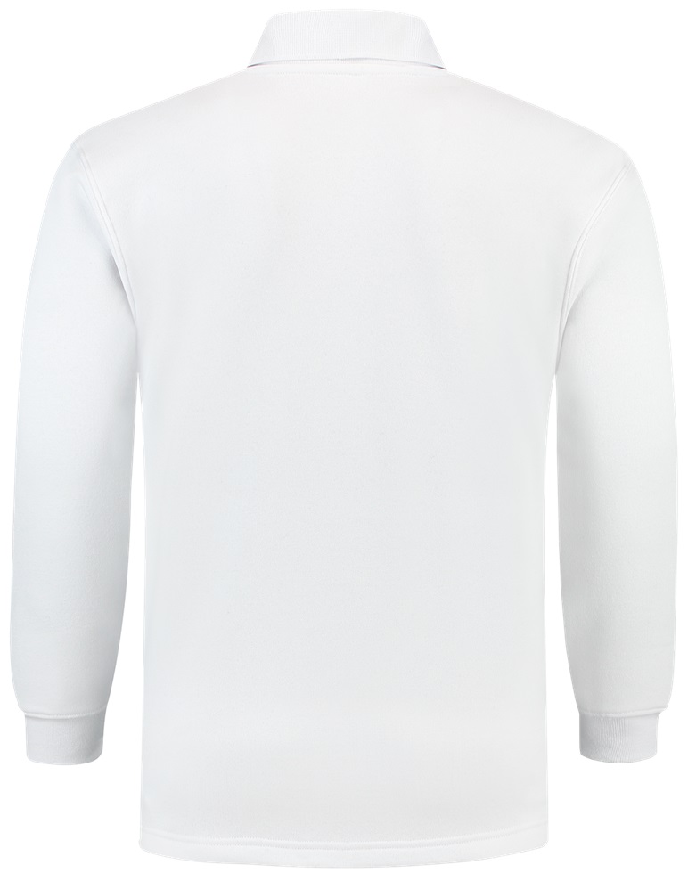 TRICORP-Jobwear, Sweatshirt, Polokragen, Basic Fit, Langarm, 280 g/m², weiß