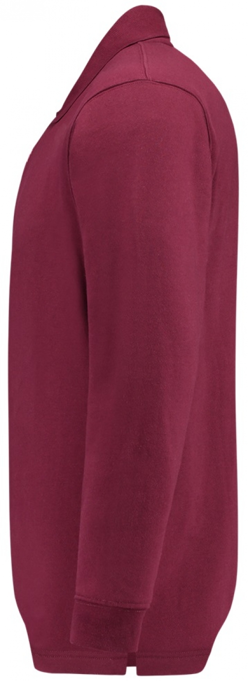 TRICORP-Jobwear, Sweatshirt, Polokragen, Basic Fit, Langarm, 280 g/m², wine
