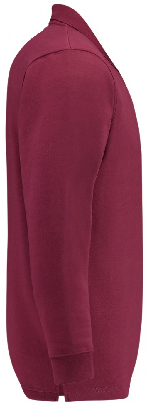 TRICORP-Jobwear, Sweatshirt, Polokragen, Basic Fit, Langarm, 280 g/m², wine