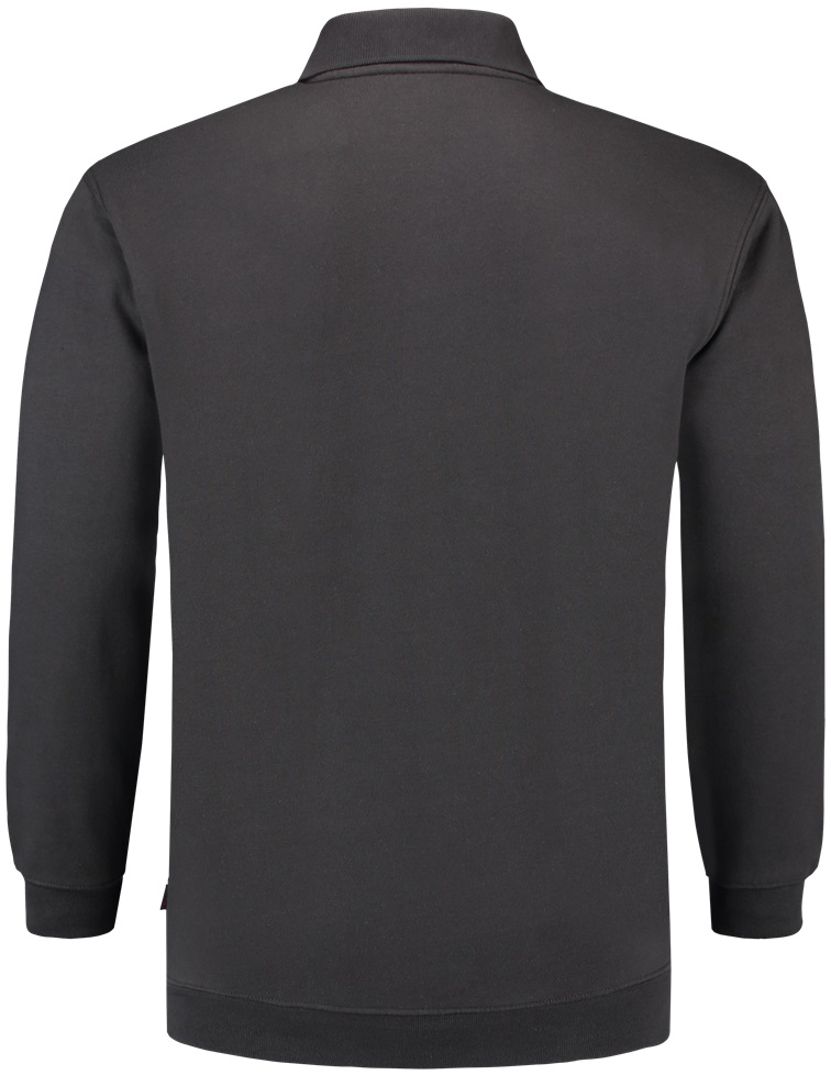 TRICORP-Jobwear, Sweatshirt Polokragen und Bund, Basic Fit, Langarm, 280 g/m², darkgrey


