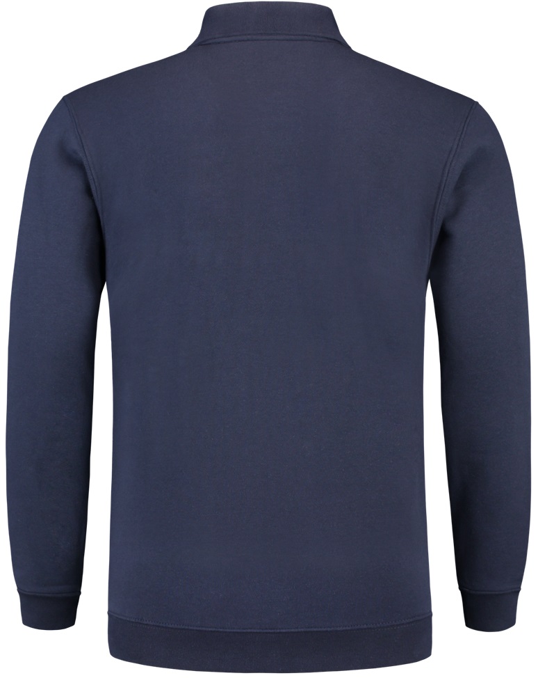 TRICORP-Jobwear, Sweatshirt Polokragen und Bund, Basic Fit, Langarm, 280 g/m², ink


