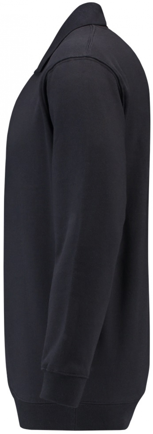 TRICORP-Jobwear, Sweatshirt Polokragen und Bund, Basic Fit, Langarm, 280 g/m², navy