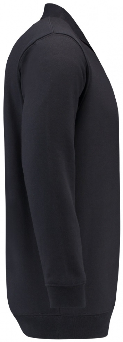 TRICORP-Jobwear, Sweatshirt Polokragen und Bund, Basic Fit, Langarm, 280 g/m², navy