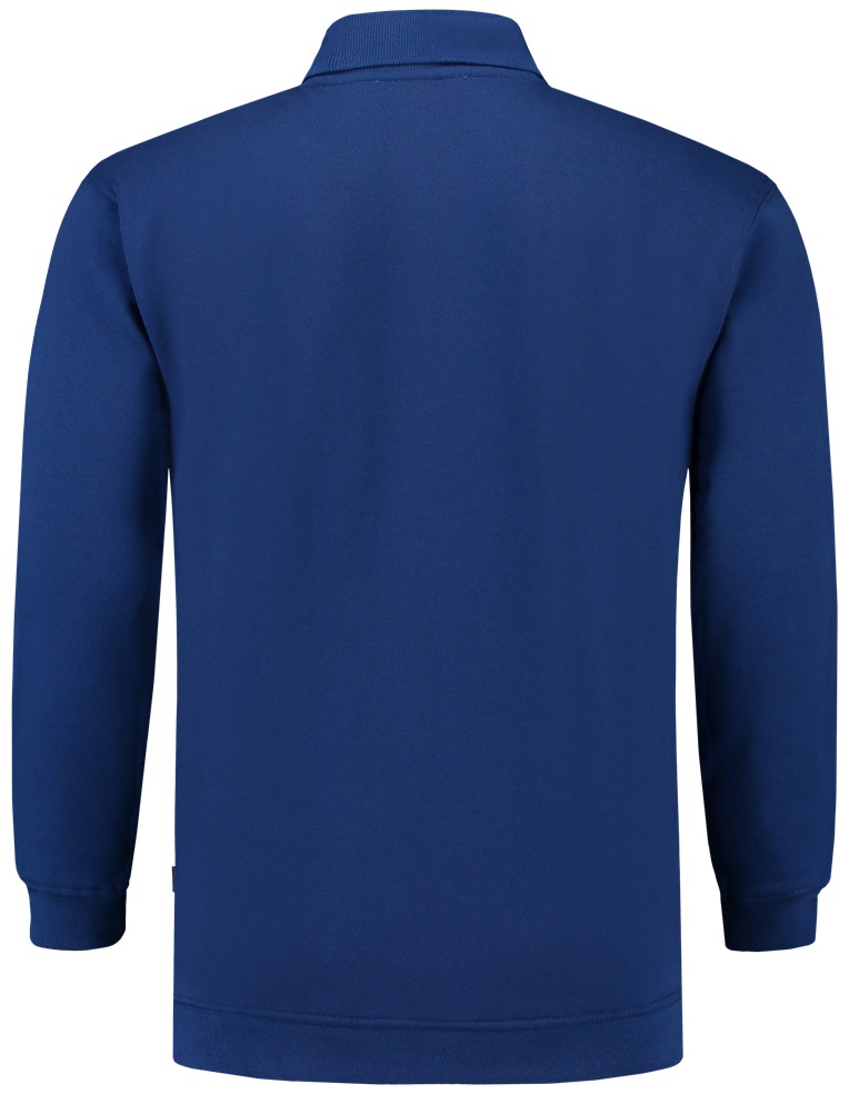 TRICORP-Jobwear, Sweatshirt Polokragen und Bund, Basic Fit, Langarm, 280 g/m², royalblue