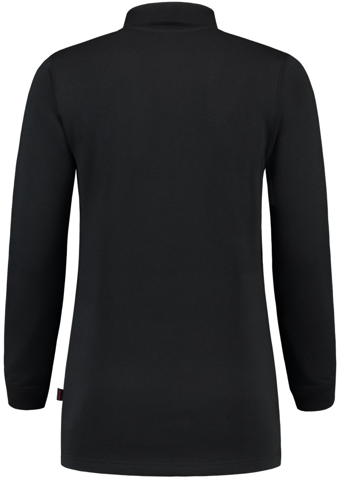 TRICORP-Jobwear, Sweatshirt Polokragen Damen, Basic Fit, Langarm, 280 g/m², black
