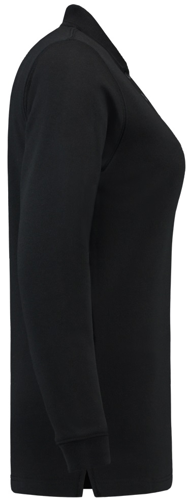 TRICORP-Jobwear, Sweatshirt Polokragen Damen, Basic Fit, Langarm, 280 g/m², black



