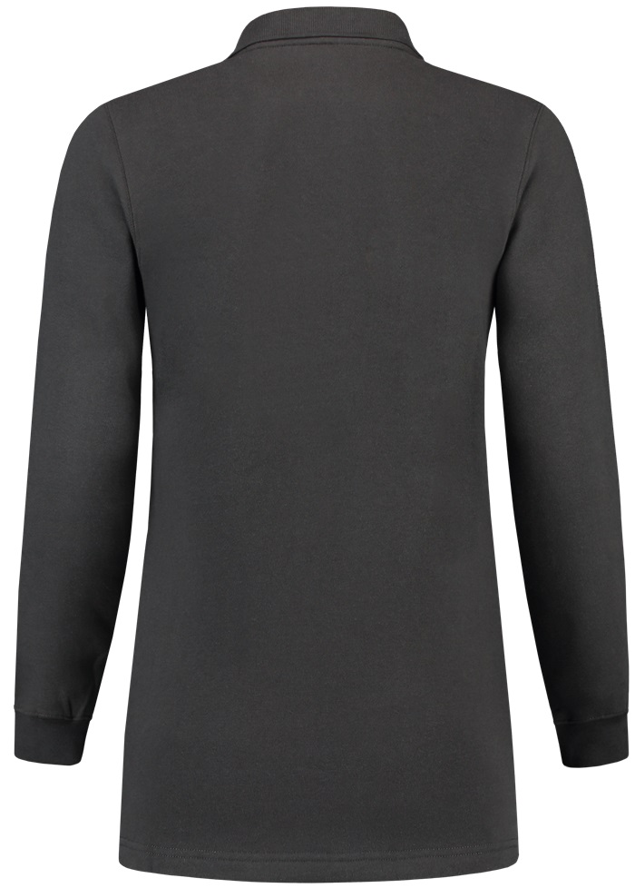 TRICORP-Jobwear, Sweatshirt Polokragen Damen, Basic Fit, Langarm, 280 g/m², darkgrey
