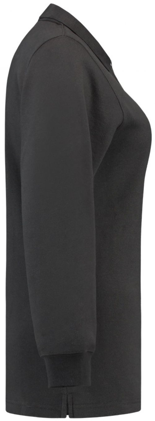 TRICORP-Jobwear, Sweatshirt Polokragen Damen, Basic Fit, Langarm, 280 g/m², darkgrey