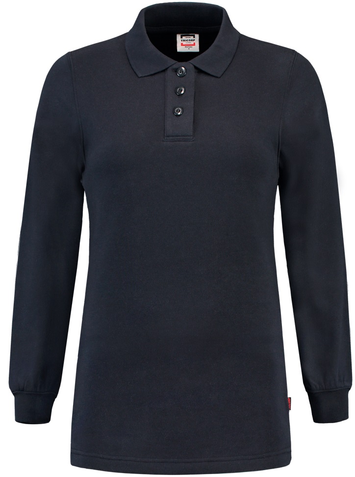 TRICORP-Jobwear, Sweatshirt Polokragen Damen, Basic Fit, Langarm, 280 g/m², navy