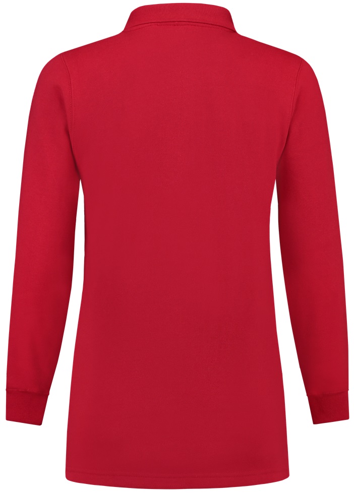 TRICORP-Jobwear, Sweatshirt Polokragen Damen, Basic Fit, Langarm, 280 g/m², red