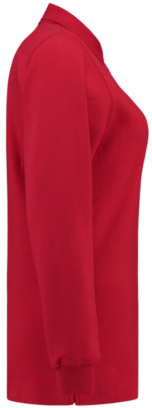 TRICORP-Jobwear, Sweatshirt Polokragen Damen, Basic Fit, Langarm, 280 g/m², red