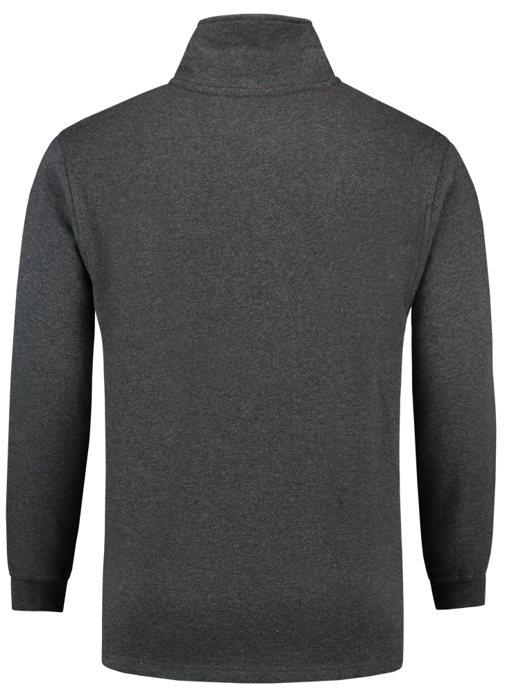 TRICORP-Jobwear, Sweatshirt 1/4-Reissverschluss, Basic Fit, 280 g/m², anthrazit meliert