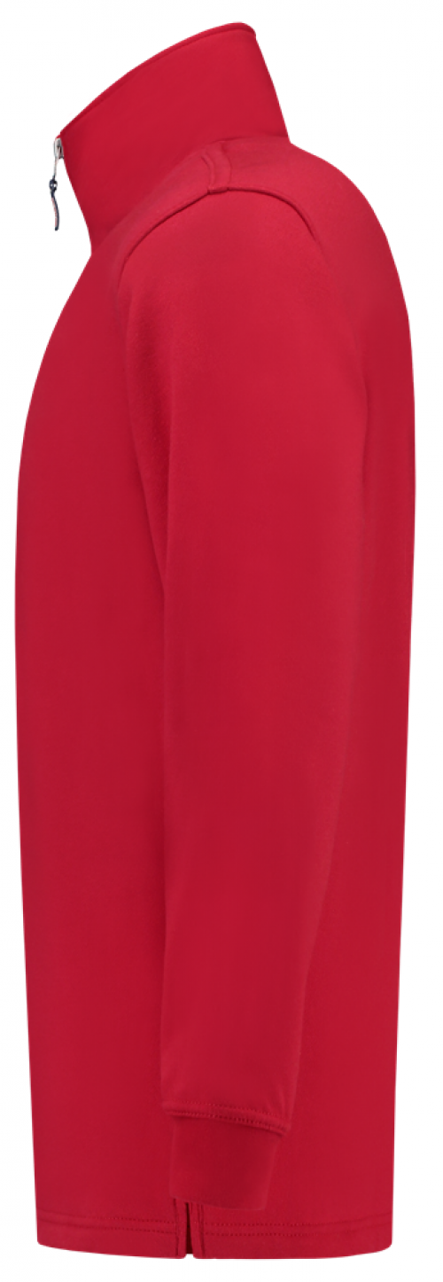 TRICORP-Jobwear, Sweatshirt 1/4-Reissverschluss, Basic Fit, 280 g/m², red
