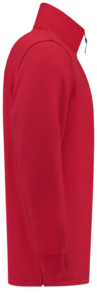 TRICORP-Jobwear, Sweatshirt 1/4-Reissverschluss, Basic Fit, 280 g/m², red


