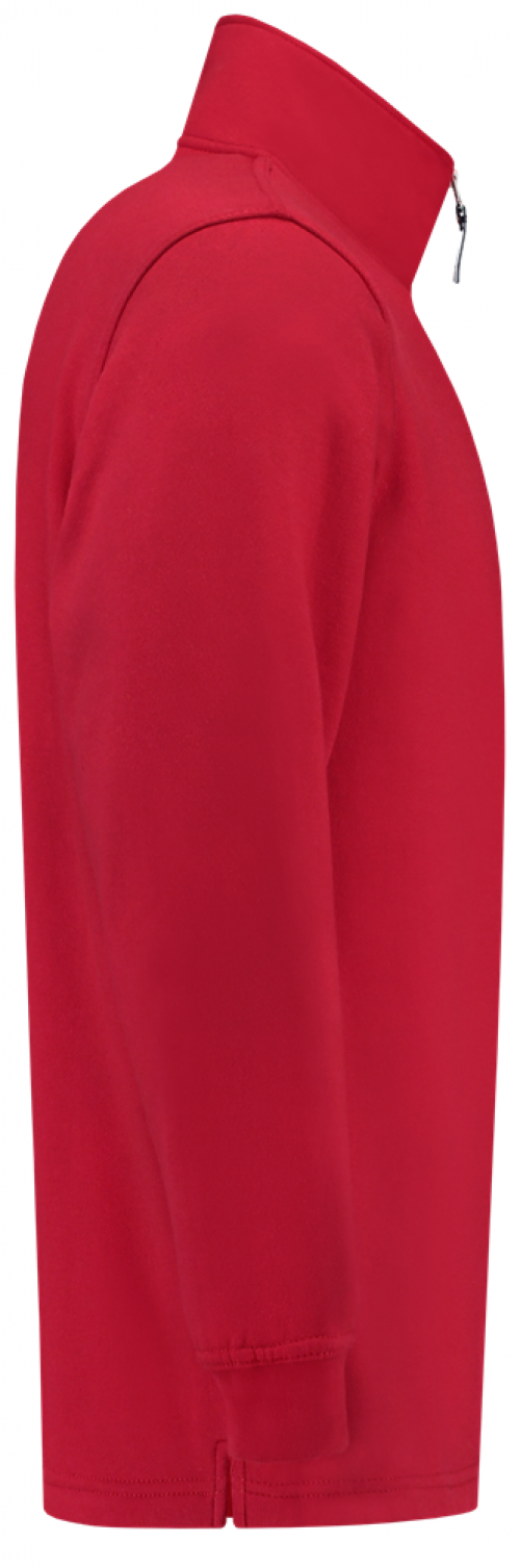 TRICORP-Jobwear, Sweatshirt 1/4-Reissverschluss, Basic Fit, 280 g/m², red