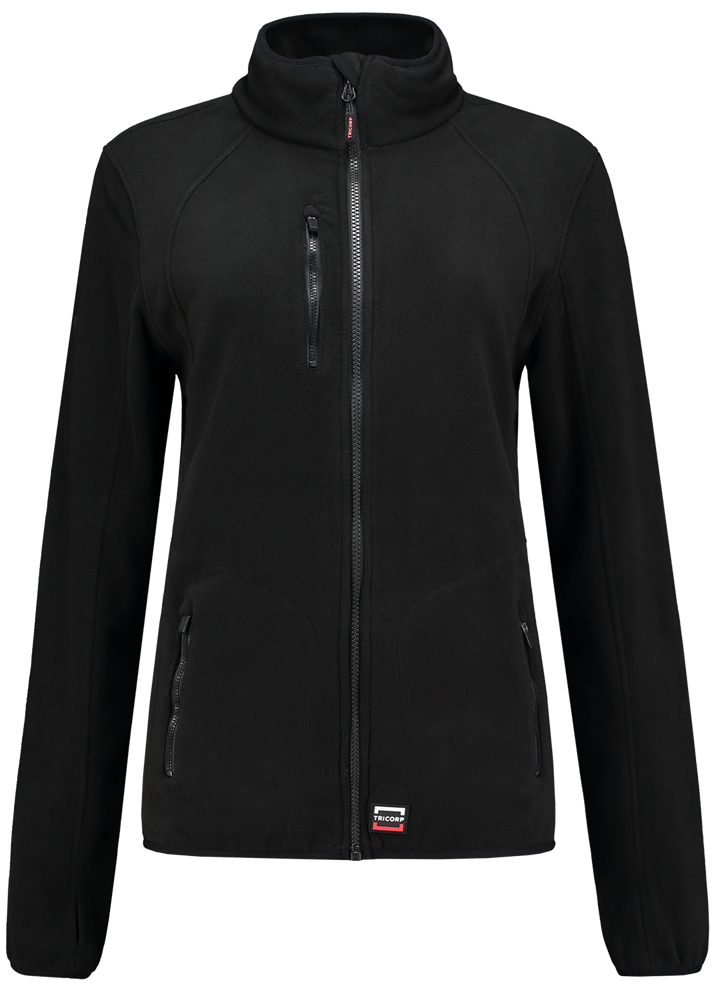 TRICORP-Kälteschutz, Fleece-Arbeits-Berufs-Jacke, Exzellent Damen, Slim Fit, 280 g/m², black