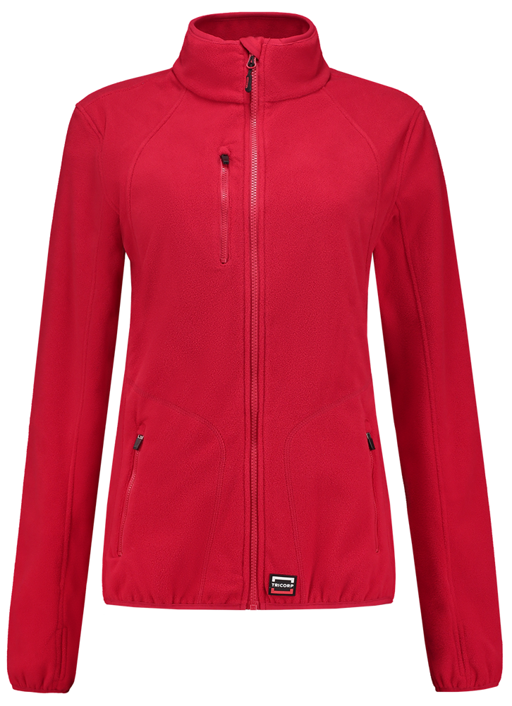 TRICORP-Kälteschutz, FFleece-Arbeits-Berufs-Jacke, Exzellent Damen, Slim Fit, 280 g/m², red