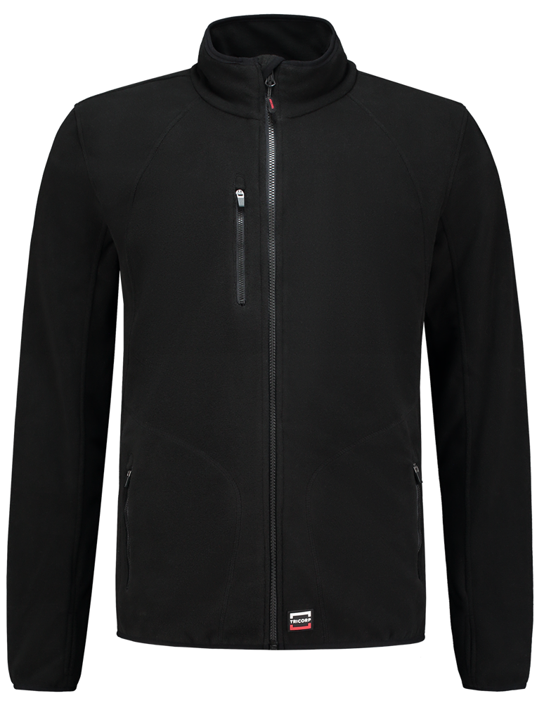 TRICORP-Kälteschutz, Fleece-Arbeits-Berufs-Jacke, Exzellent Herren, Slim Fit, 280 g/m², black