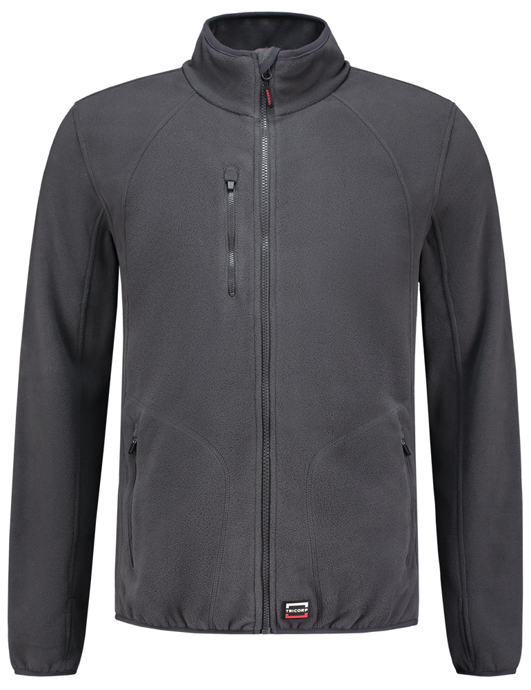 TRICORP-Kälteschutz, Fleece-Arbeits-Berufs-Jacke, Exzellent Herren, Slim Fit, 280 g/m², darkgrey