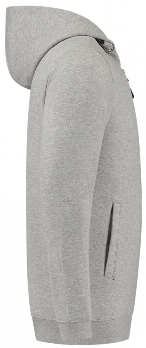 TRICORP-Kälteschutz, Sweatjacke mit Kapuze, graumeliert