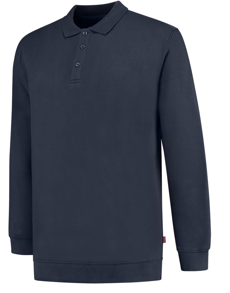 TRICORP-Jobwear, Sweatshirt mit Polokragen, Basic Fit, 280 g/m², ink