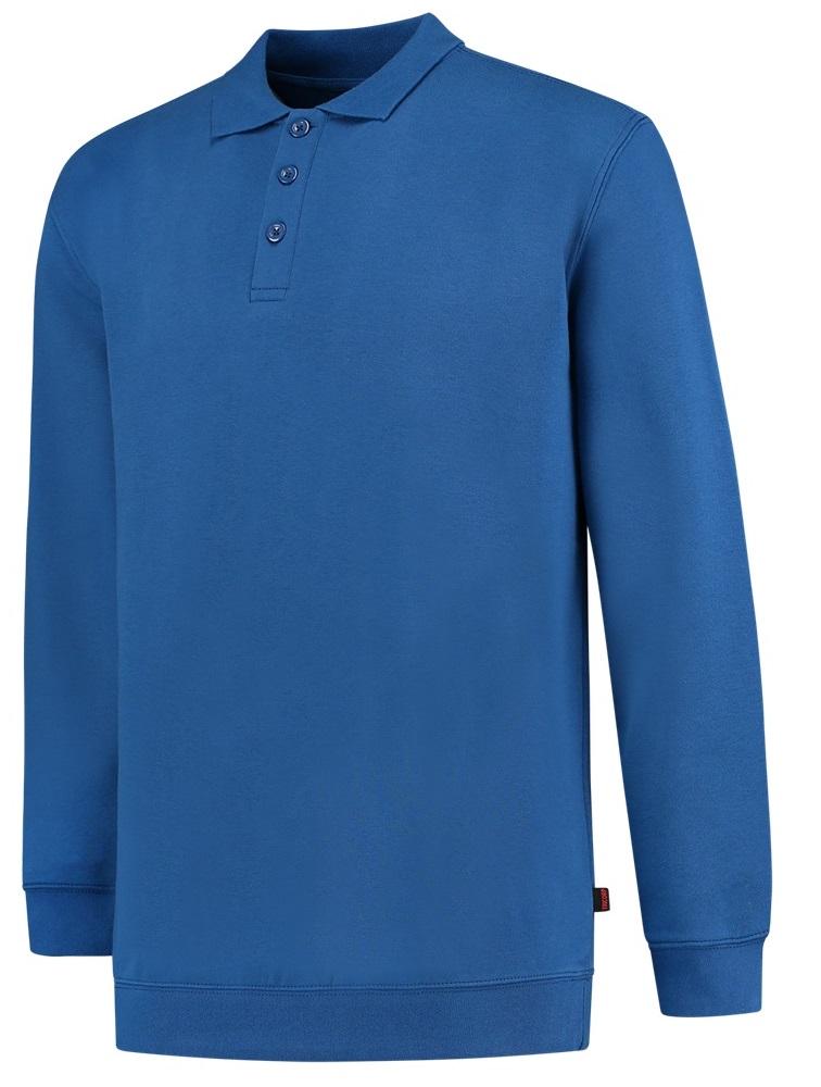 TRICORP-Jobwear, Sweatshirt mit Polokragen, Basic Fit, 280 g/m², royalblue