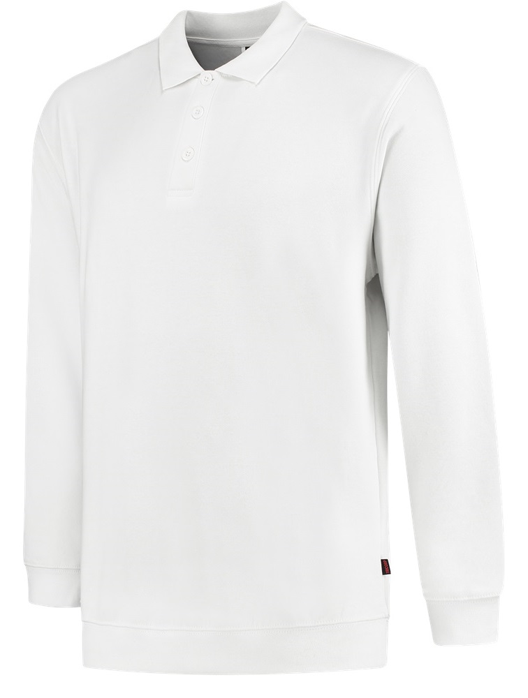 TRICORP-Jobwear, Sweatshirt mit Polokragen, Basic Fit, 280 g/m², white


