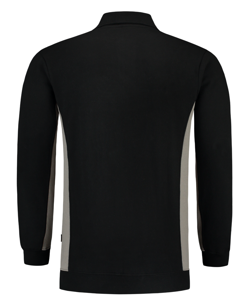 TRICORP-Jobwear, Polosweater, mit Brusttasche, Bicolor, 280 g/m², black-grey